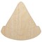 Deliciously Kawaii Chibi Pizza Slice Unfinished Wood Shape Piece Cutout for DIY Craft Projects